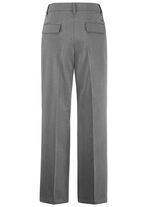 Hose mit r&uuml;ckw&auml;rtigen Dehnbundeins&auml;tzen GRAU MELIERT