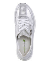 Waldl&auml;ufer, sportliche Damen-Sneaker, Weite H, mit herausnehmbarem Fu&szlig;bett SILBER