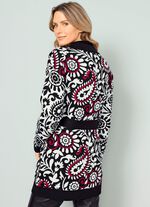 Strickjacke in Jacquard-Dessin 