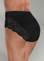 Laurina Dreierpack Slips mit Elastikspitze 