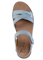 ELENA EDEN, modische Damen-Sandale, Weite H, mit herausnehmbarem Fu&szlig;bett 