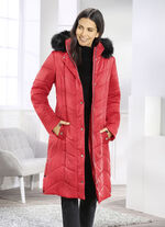 Mantel mit abnehmbarer Kapuze 