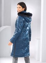 Mantel mit figurfreundlicher L&auml;ngssteppung 