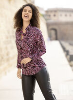 Tunika mit farbbrillantem Druck 