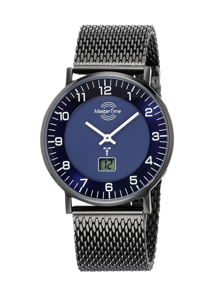 Master Time Funk-Herrenuhr mit Edelstahlband 
