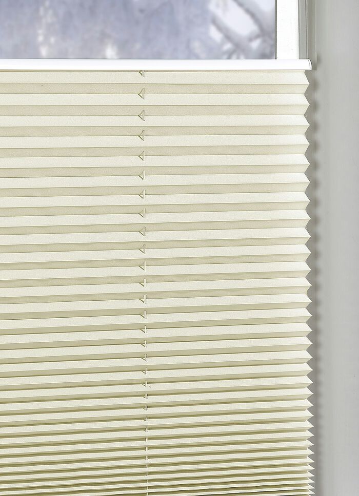 Plissee-Rollos f&uuml;r Montage am Fensterrahmen ohne Bohren 