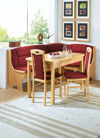 Elegante Eckbankgruppe, 4-teilig 