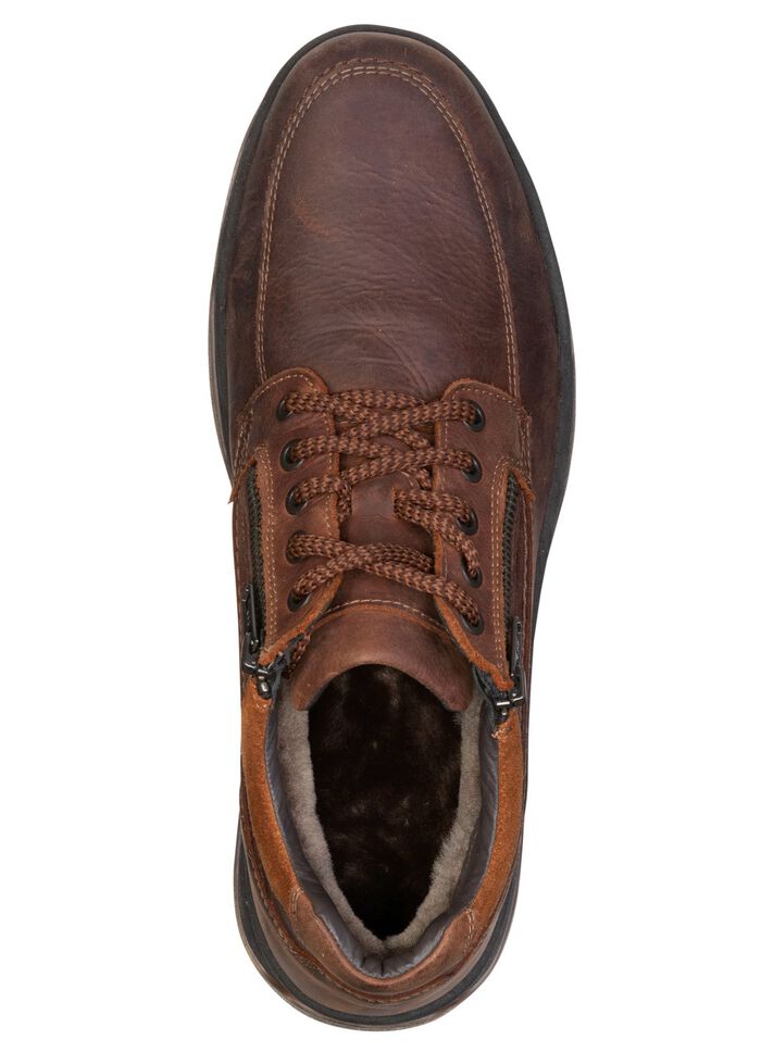 GINO GALANTE, gef&uuml;tterte Herren-Boots, Winterschuhe, mit Lammfell 