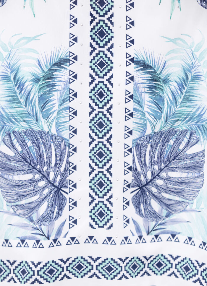 Shirt mit silberfarbenen Zierpl&auml;ttchen 