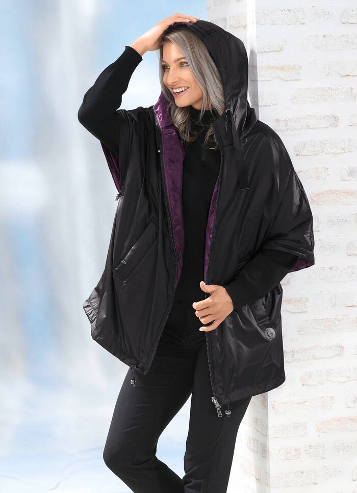 Funktions-Wendecape im Oversized-Look 