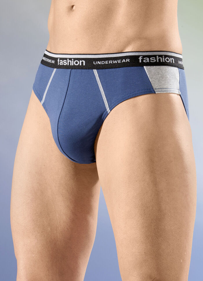 Viererpack Slips mit Elastikbund 