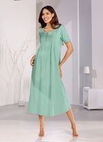 Nachthemd, kn&ouml;chellang mit aufwendiger Biesenverarbeitung  