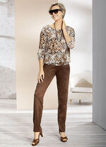 Tunika mit dekorativer Fältelung 