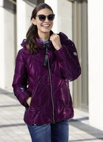 Funktionsjacke mit abnehmbarer Kapuze 