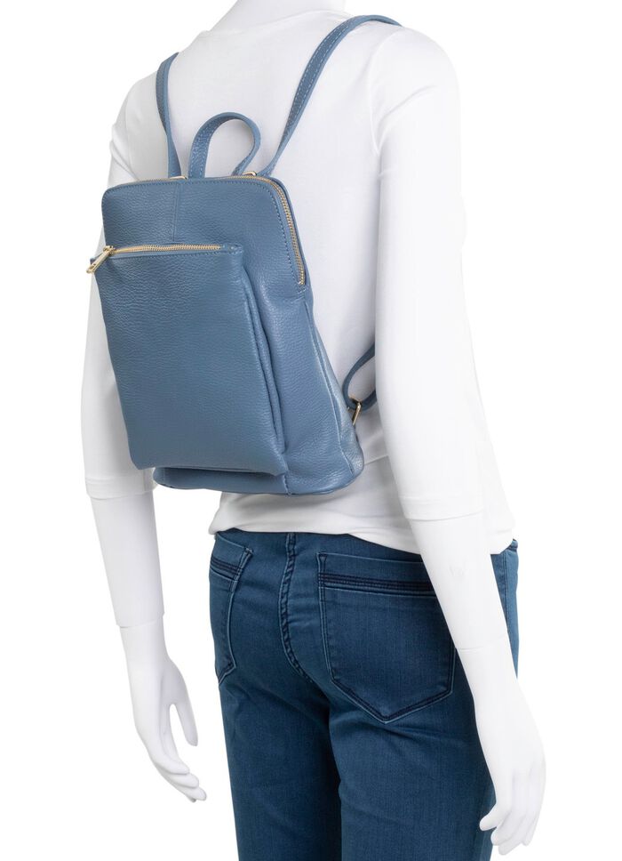 Laurina Rucksack aus genarbtem Kalb-Nappaleder 