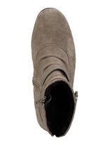 ELENA EDEN Stiefelette mit flotter Raffung und Zier-Schlie&szlig;e TAUPE