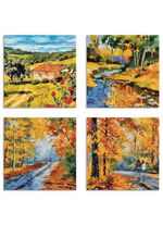 4-teiliges Bilder-Set 