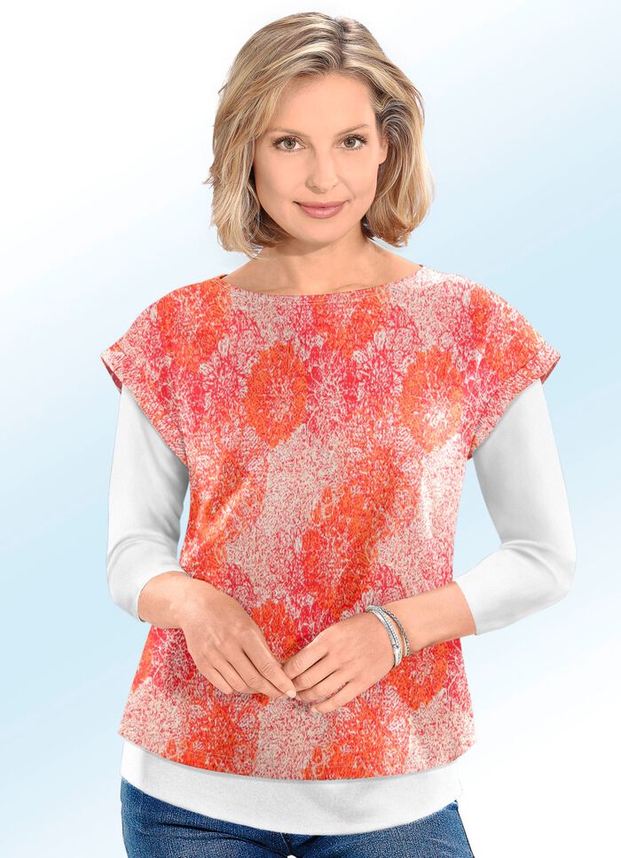 Pullunder in Jacquard-Dessin 