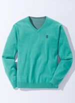 Modischer V-Pullover in 6 Farben 