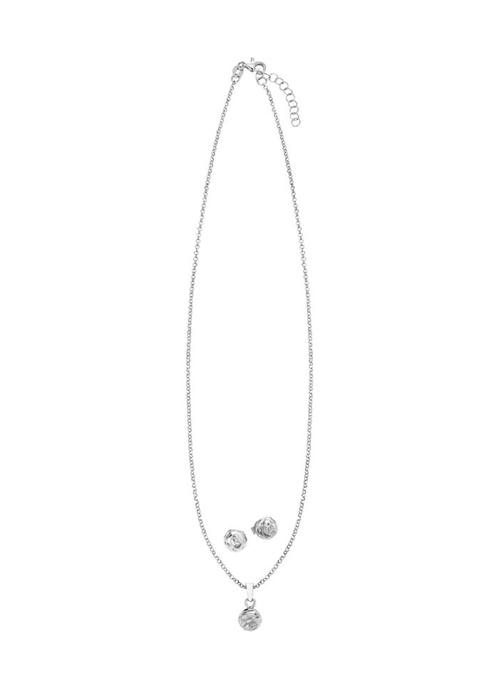 Wundersch&ouml;nes Schmuck-Set aus Silber, 2-teilig 