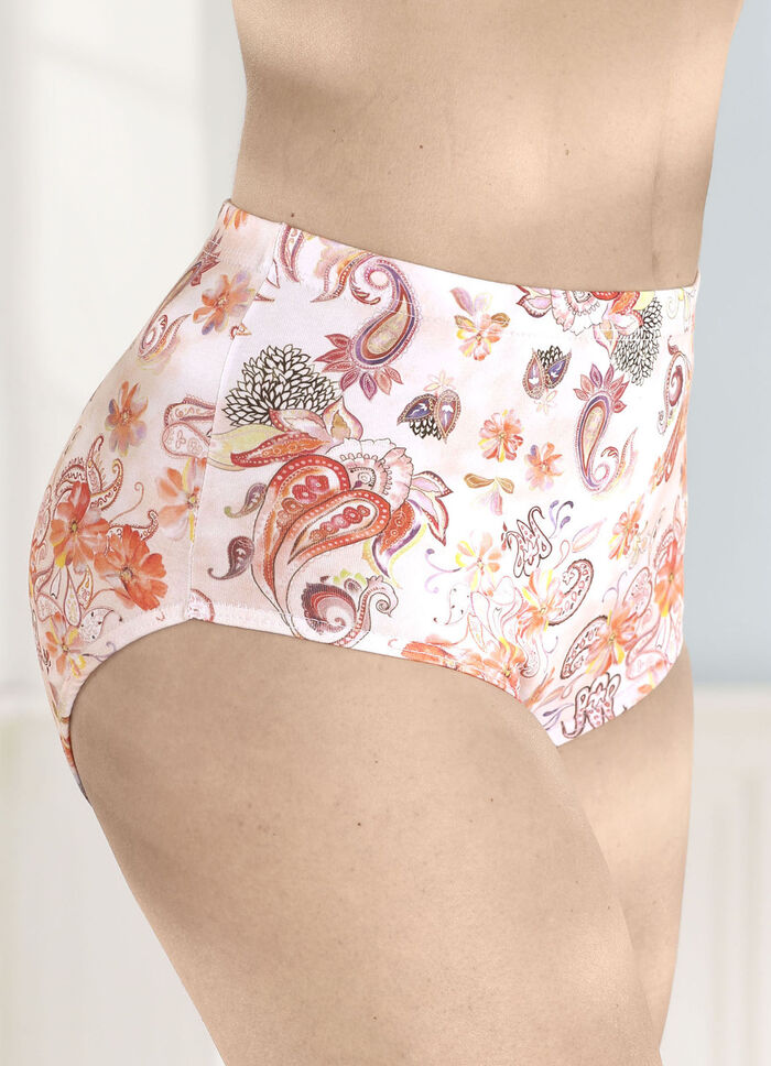 Laurina Dreierpack Slips mit Gummizug im Bund 