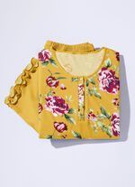 Zweierpack Schlafanzüge mit gebogten Abschlüssen  