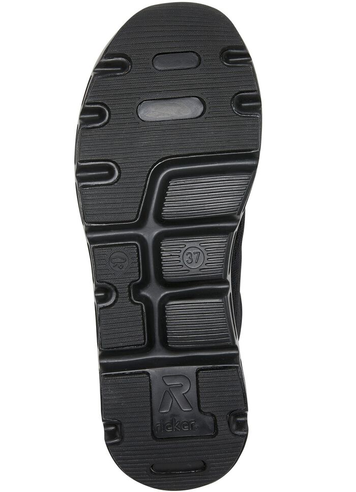 Rieker Sneaker mit elastischer Zierschn&uuml;rung SCHWARZ