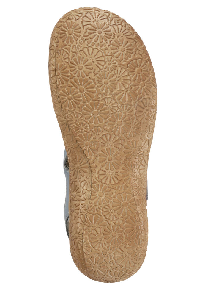 ELENA EDEN Slipper aus Nappaleder mit Knitter-Struktur JEANS