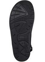 Waldläufer, bequeme Damen-Sandalen, Weite H, mit herausnehmbarem Fußbett SCHWARZ