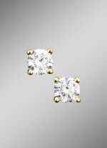 Massive Ohrstecker mit Brillant 