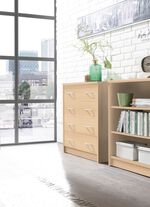 Kombifreundlichen Kommode mit 4 Schubladen BUCHE