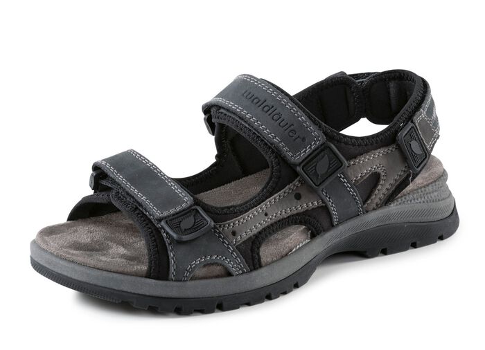 Waldl&auml;ufer Trekking-Sandale aus Nubukleder 