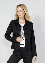 Jeansjacke mit Umlegekragen 