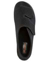 Klettschuh aus elastischem Textilmaterial SCHWARZ