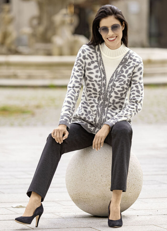 Hose in bequemer Schlupfform ANTHRAZIT