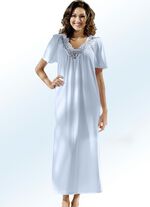 Nachthemd, Kurzarm mit Rundhals 