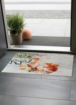 Fu&szlig;matte Eichh&ouml;rnchen mit Vogel 