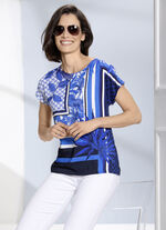 Tunika mit Bord&uuml;ren-Druck 