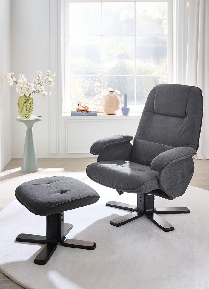 Relax-Sessel mit Hocker 