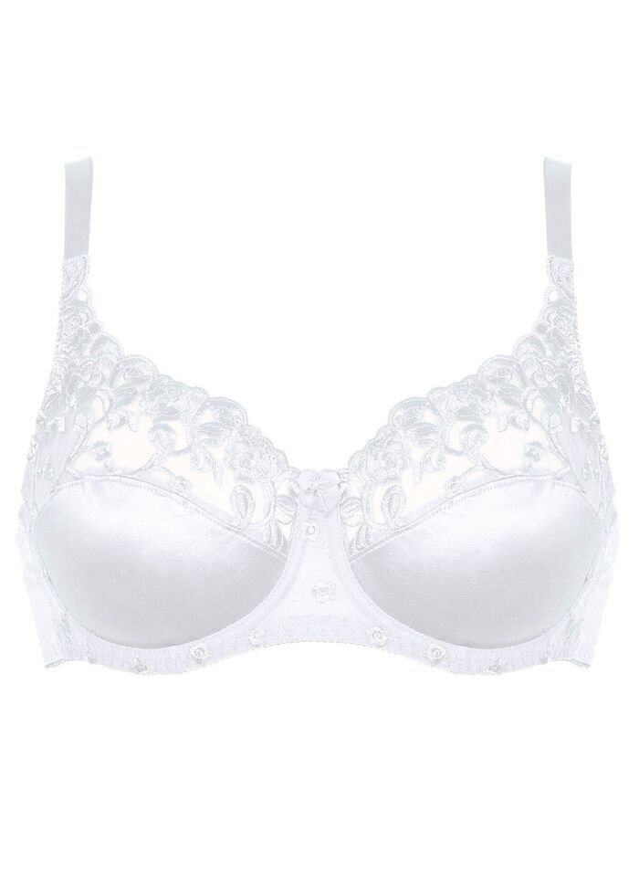 Naturana Zweierpack B&uuml;gel-BH mit T&uuml;llstickerei im Vorderteil 2X WEISS