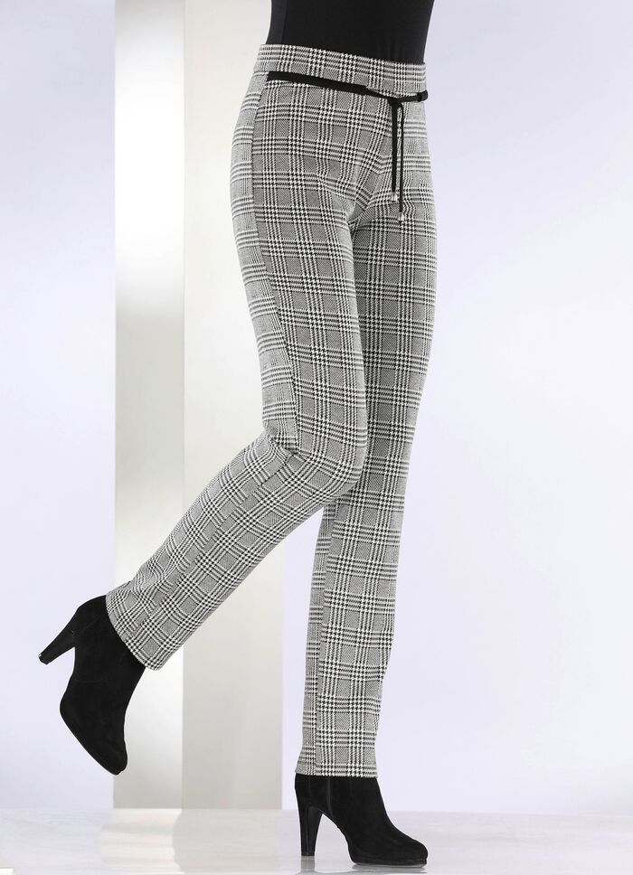 Hose mit aktueller Glencheck-Dessinierung 