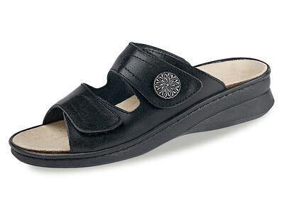 Bequeme Damen-Pantoletten, mit herausnehmbarem Fu&szlig;bett 