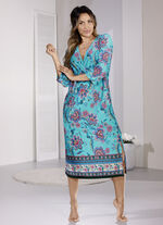 Kaftan, wadenlang und 3/4 langen &Auml;rmeln 