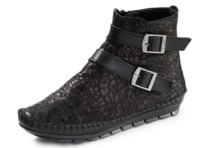 Gemini, trendige Damen-Boots, Weite G, mit herausnehmbarem Fu&szlig;bett 