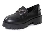 ELENA EDEN Loafer mit Metallschmuck SCHWARZ