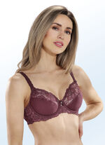 Sassa B&uuml;gel-BH mit Elastikspitze BURGUND