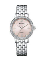 Citizen Quartz-Damenuhr mit Edelstahlbandgeh&auml;user 