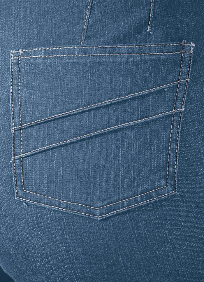 Jeans mit figurg&uuml;nstiger Teilungsnaht  