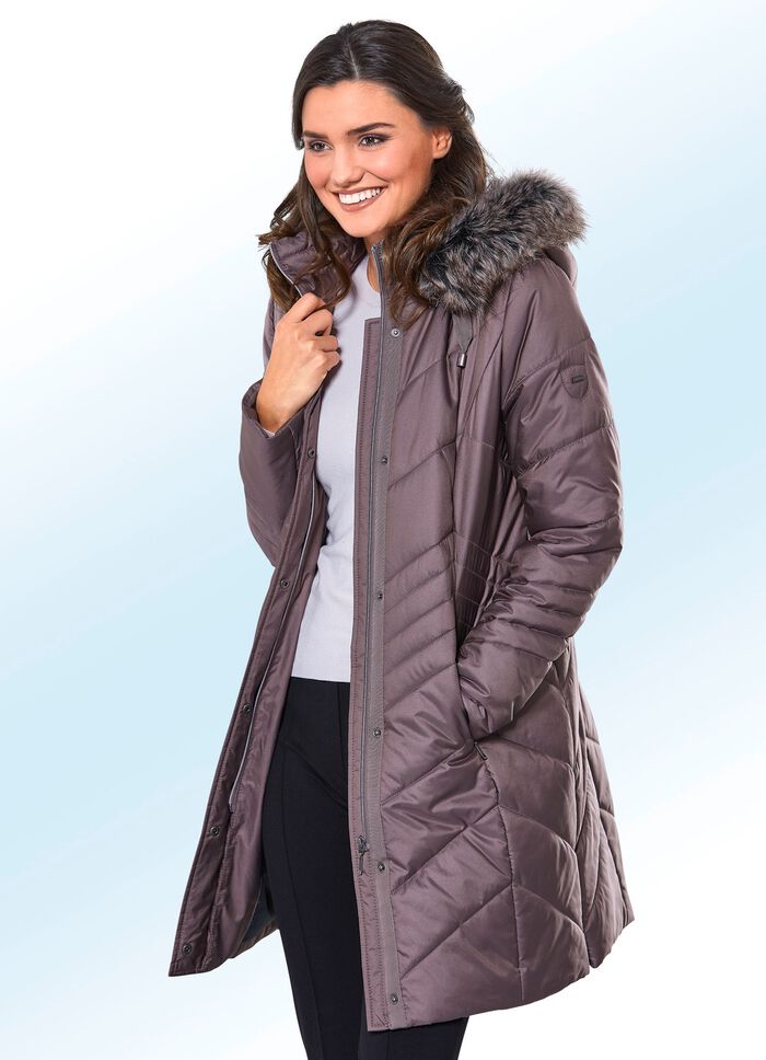 Kurzmantel mit abnehmbarer Kapuze ROSENQUARZ