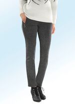 Hose mit effektvoll funkelndem Zierband 